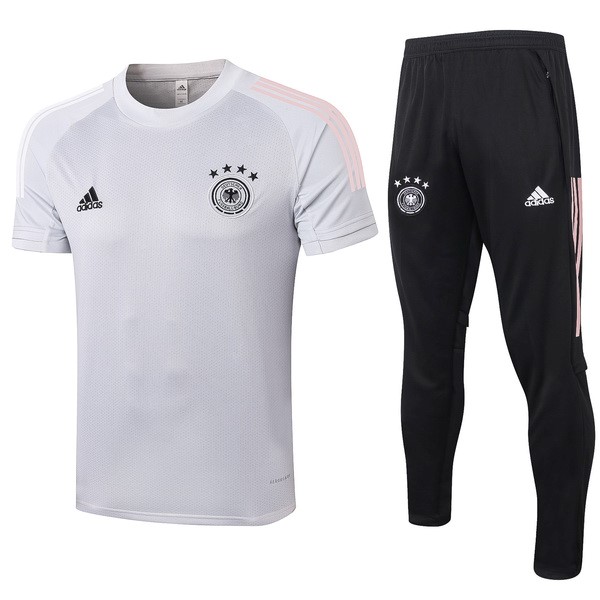 Entrenamiento Alemania Conjunto Completo 2020 Gris Negro